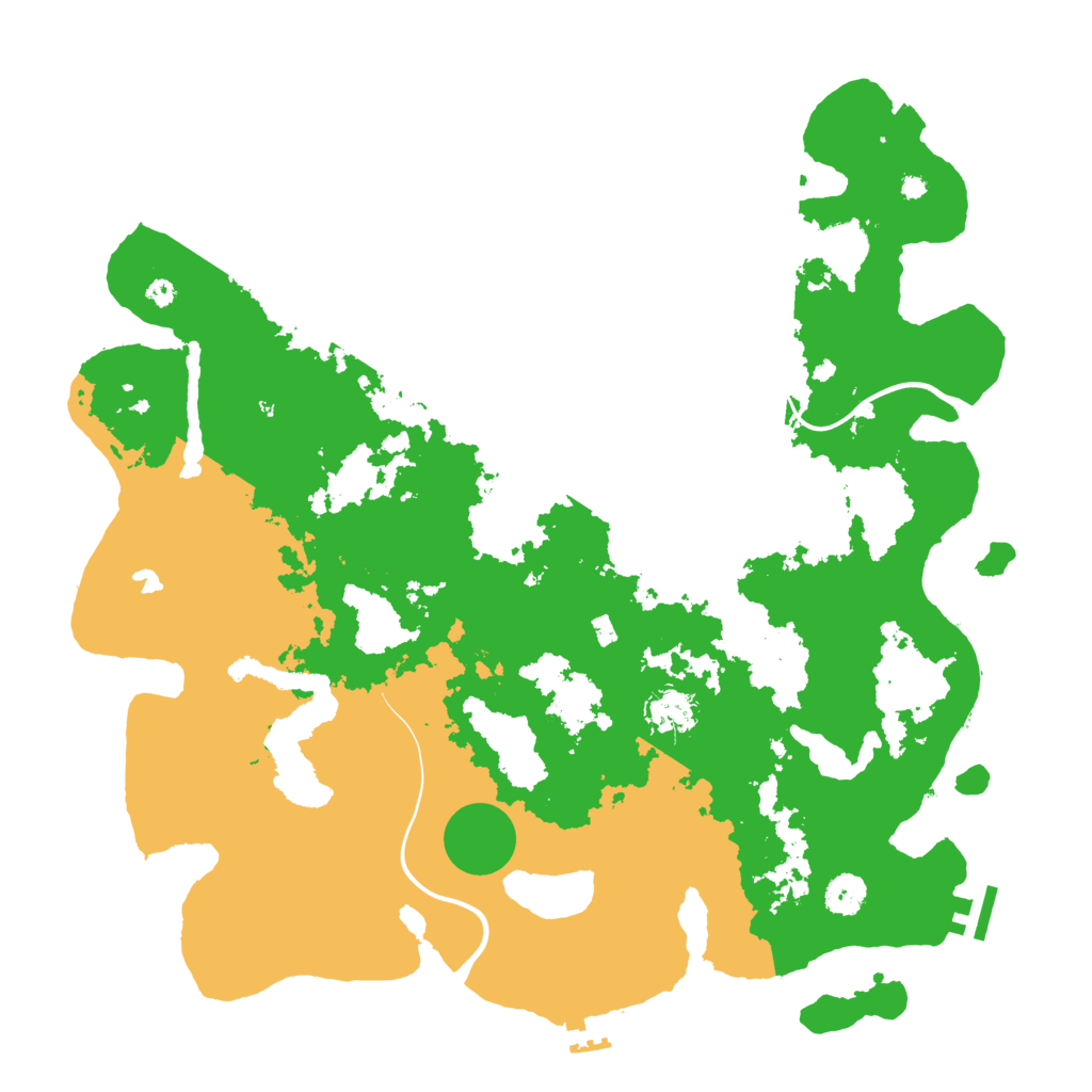 Biome Rust Map: Procedural Map, Size: 4000, Seed: 400069782