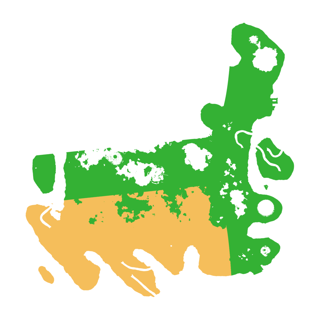 Biome Rust Map: Procedural Map, Size: 3400, Seed: 27166873