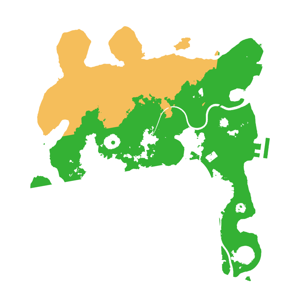 Biome Rust Map: Procedural Map, Size: 3000, Seed: 1858930287