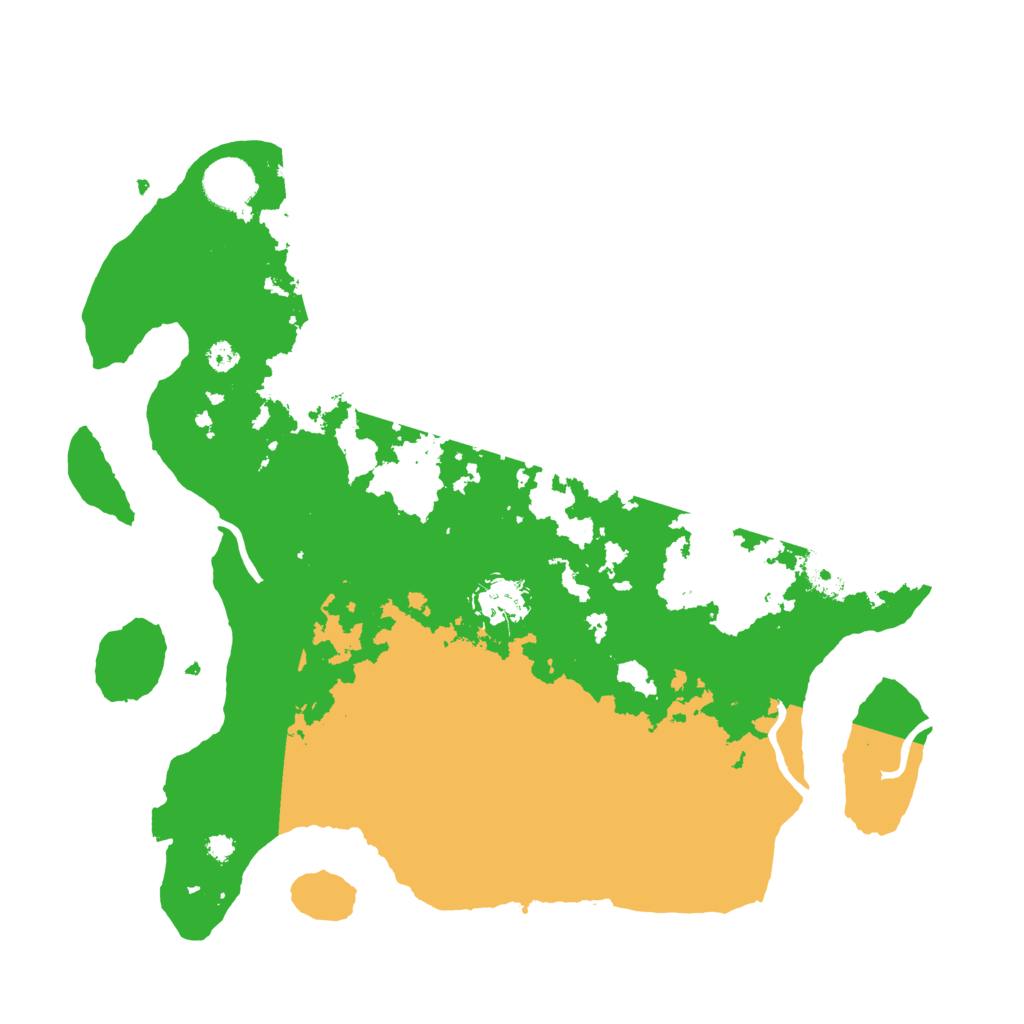 Biome Rust Map: Procedural Map, Size: 3500, Seed: 625105617