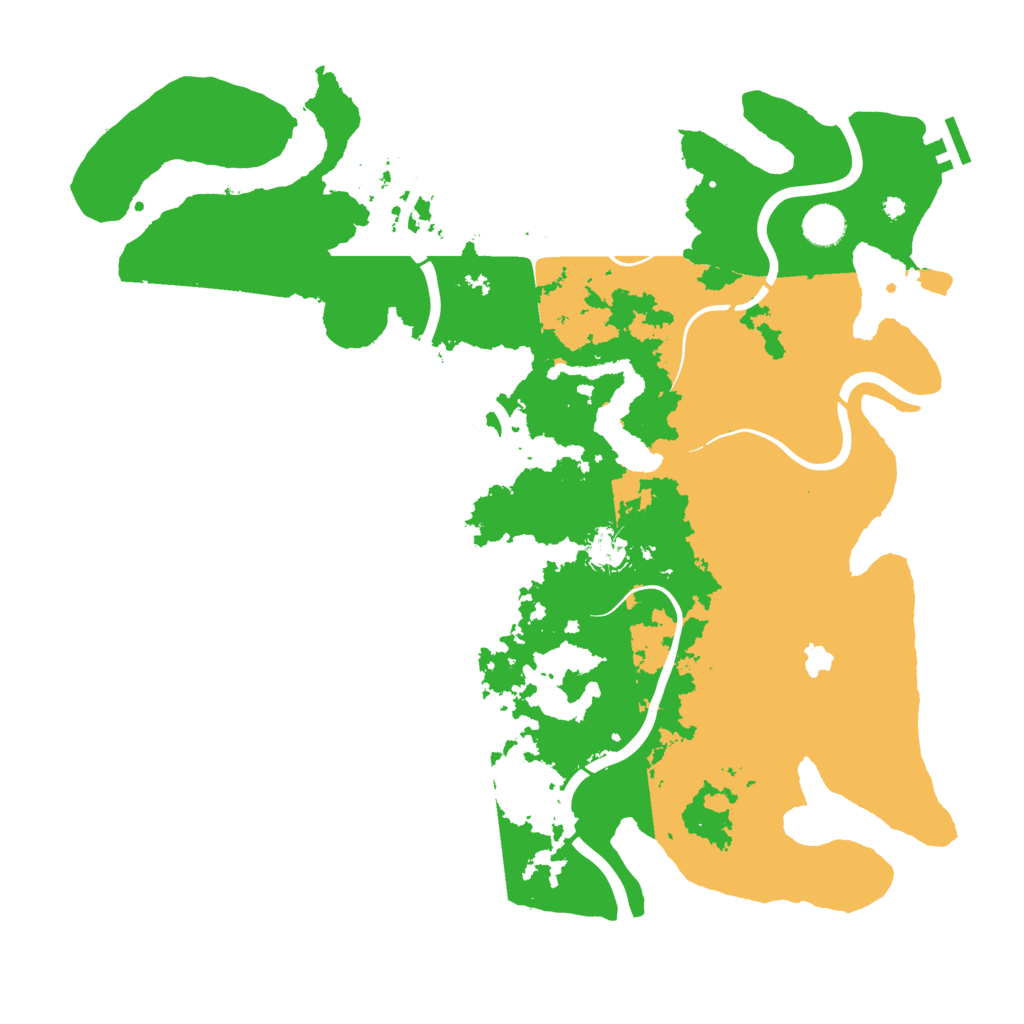 Biome Rust Map: Procedural Map, Size: 4250, Seed: 55803260