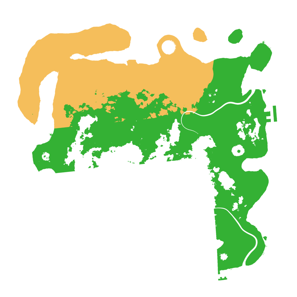 Biome Rust Map: Procedural Map, Size: 3750, Seed: 56784381