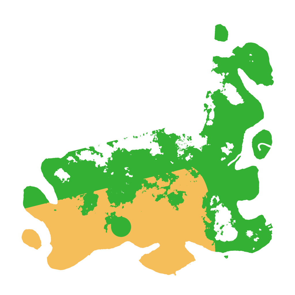 Biome Rust Map: Procedural Map, Size: 3900, Seed: 81085743