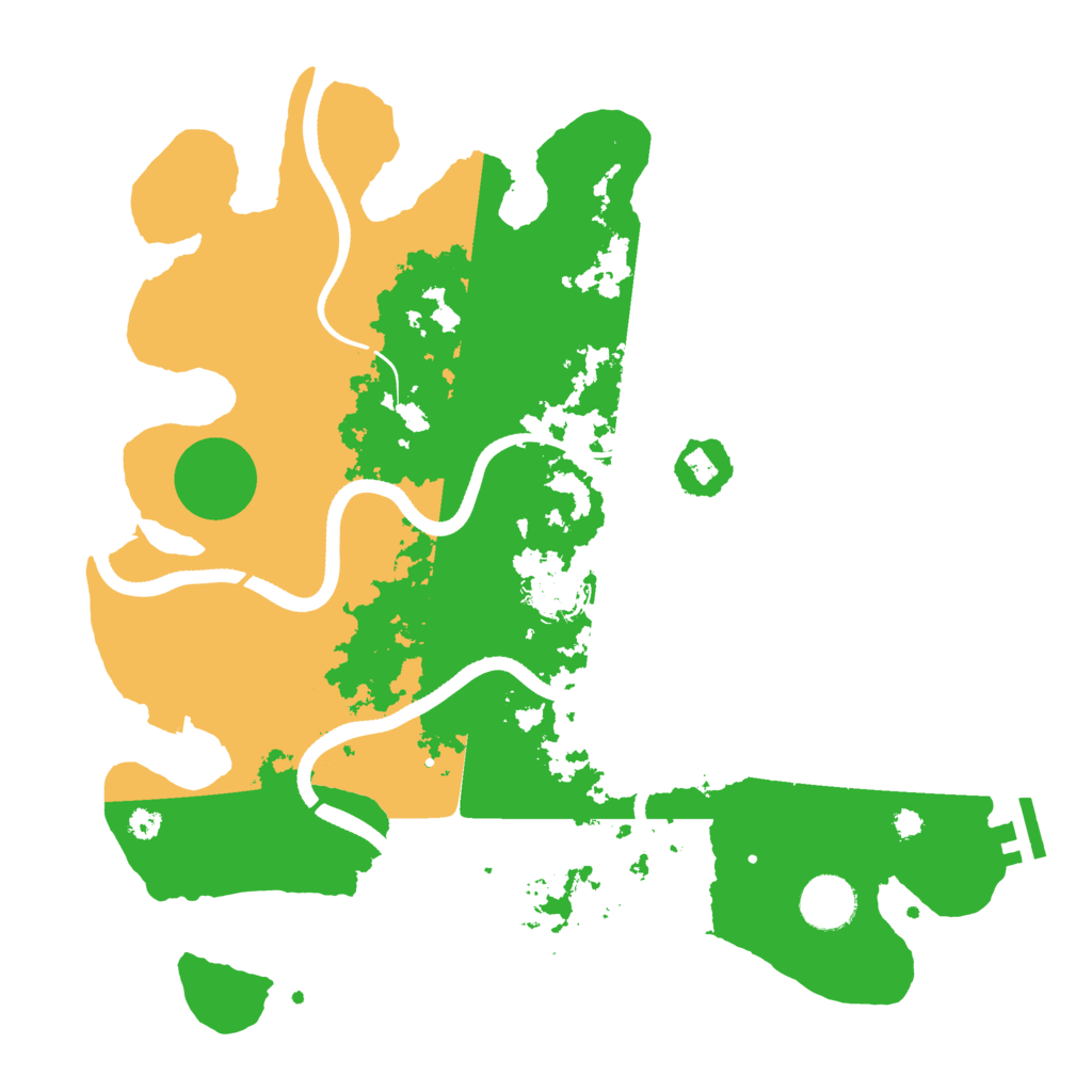 Biome Rust Map: Procedural Map, Size: 3500, Seed: 1016793771