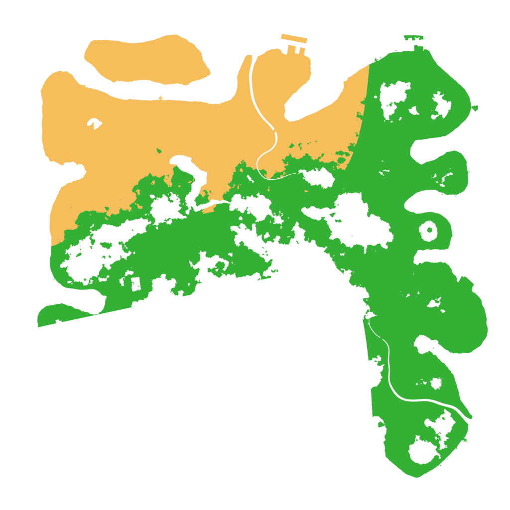 Biome Rust Map: Procedural Map, Size: 4000, Seed: 33969173