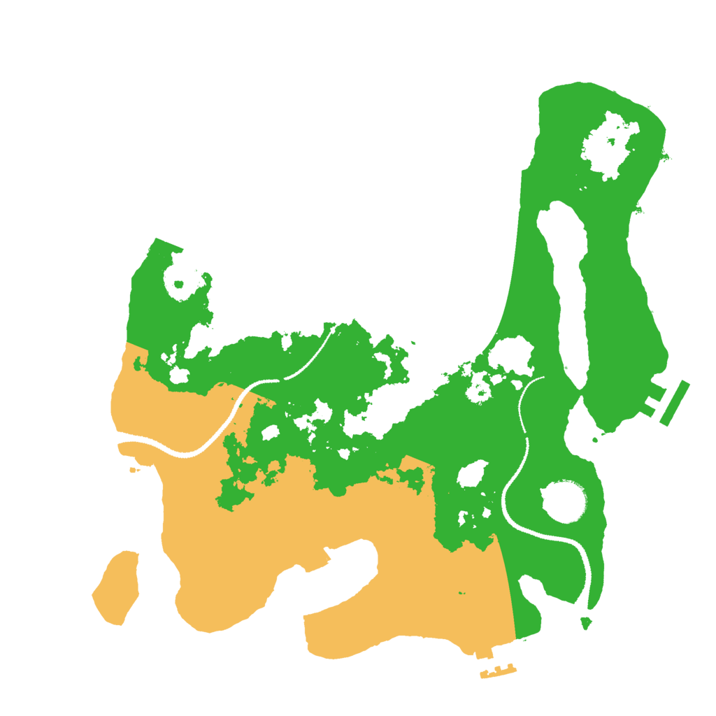 Biome Rust Map: Procedural Map, Size: 3000, Seed: 320097699