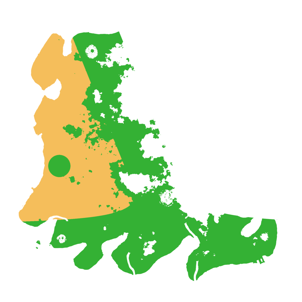 Biome Rust Map: Procedural Map, Size: 3600, Seed: 41225452