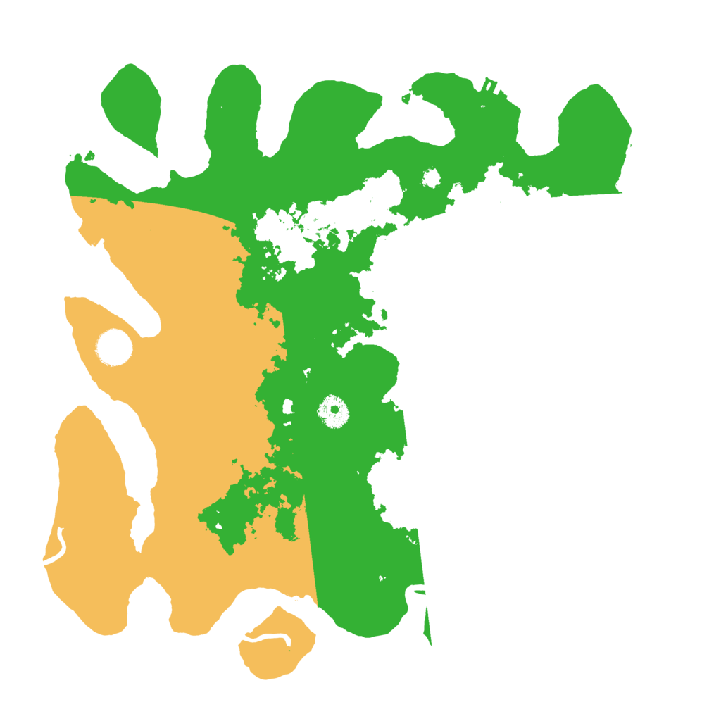 Biome Rust Map: Procedural Map, Size: 3500, Seed: 6559415