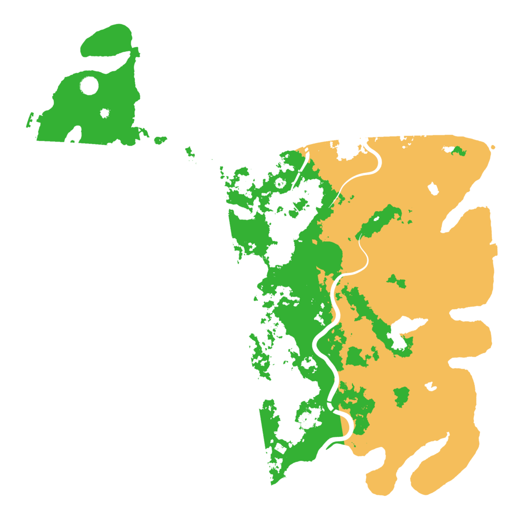 Biome Rust Map: Procedural Map, Size: 5000, Seed: 616841757