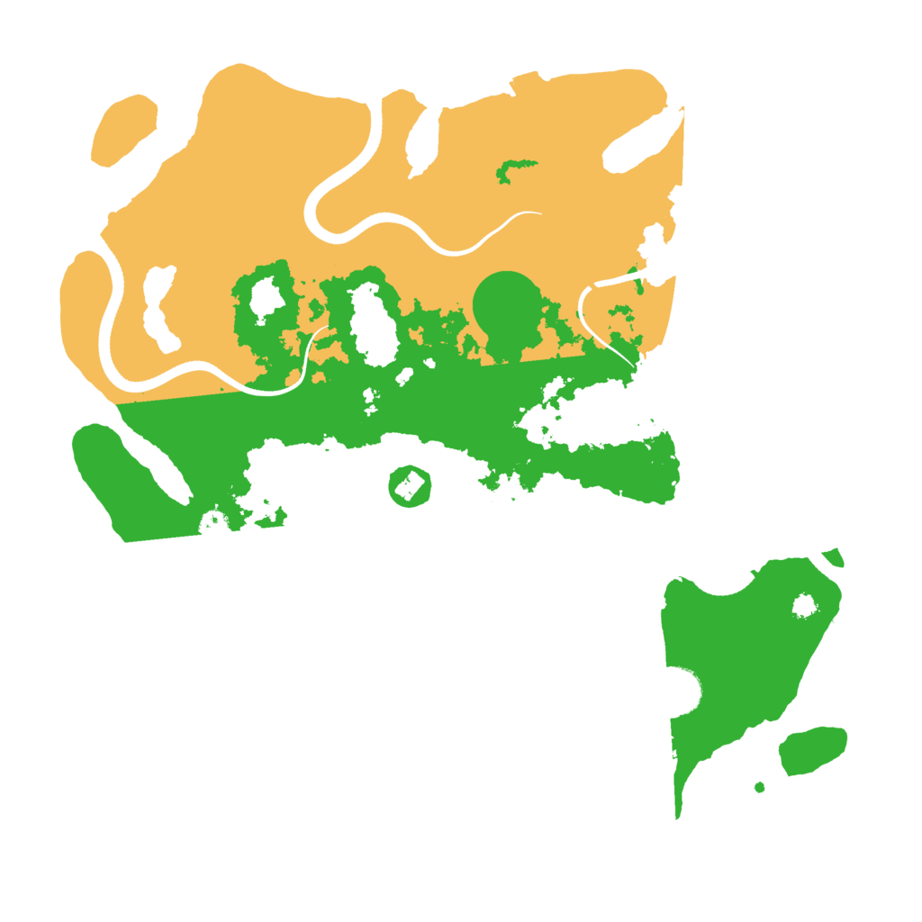 Biome Rust Map: Procedural Map, Size: 3550, Seed: 89287464