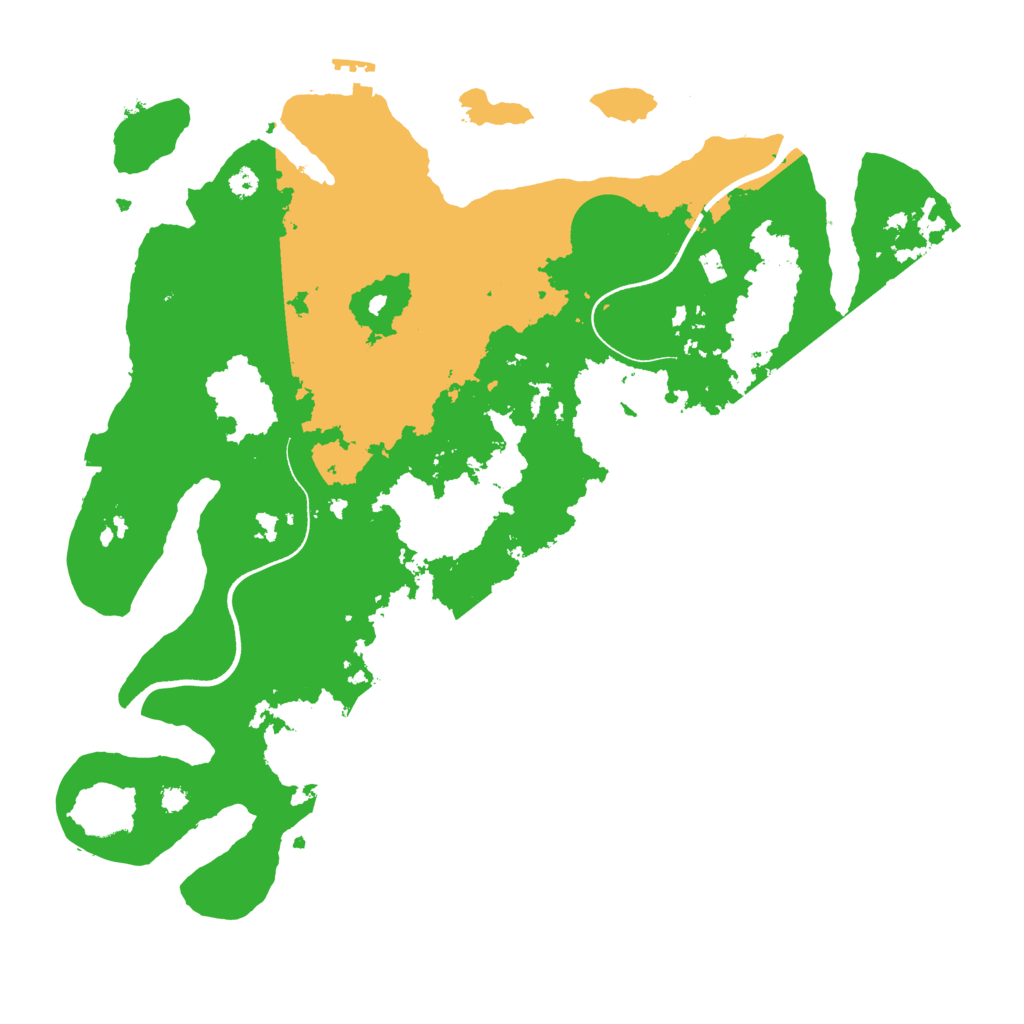 Biome Rust Map: Procedural Map, Size: 3600, Seed: 77101035