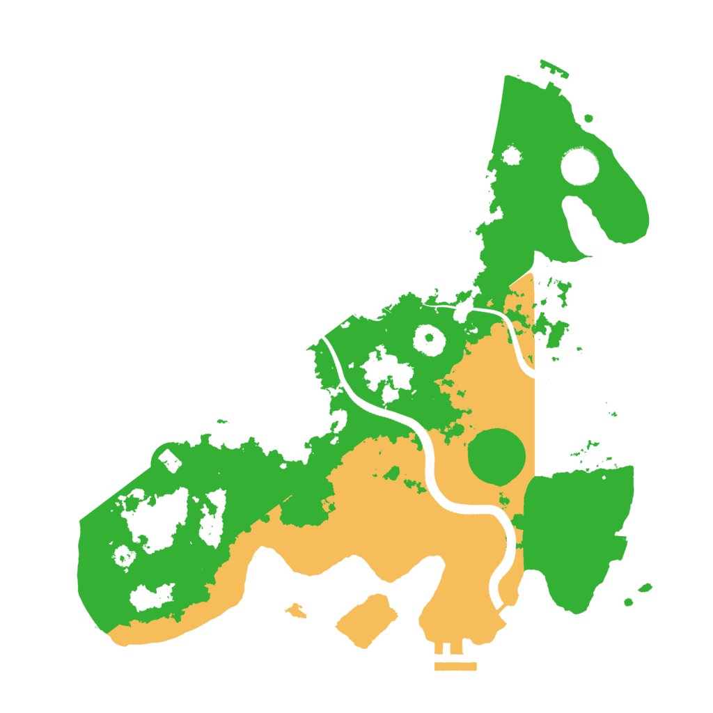 Biome Rust Map: Procedural Map, Size: 3400, Seed: 59879525