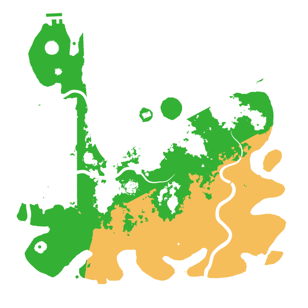 Biome Rust Map: Procedural Map, Size: 3900, Seed: 9500749