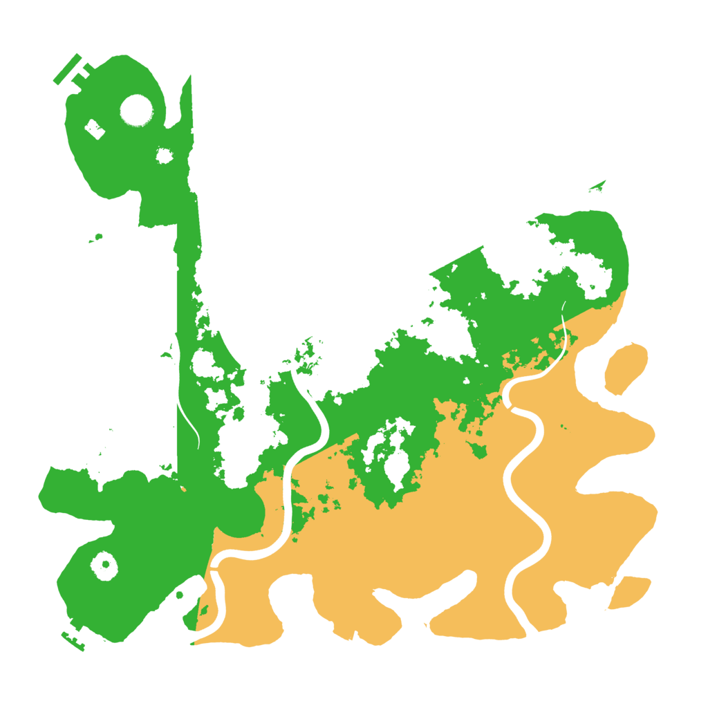 Biome Rust Map: Procedural Map, Size: 3900, Seed: 9500749