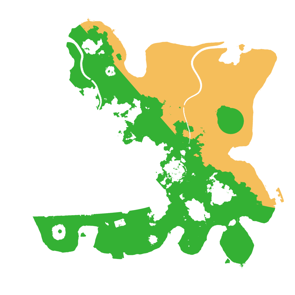 Biome Rust Map: Procedural Map, Size: 3000, Seed: 895421353