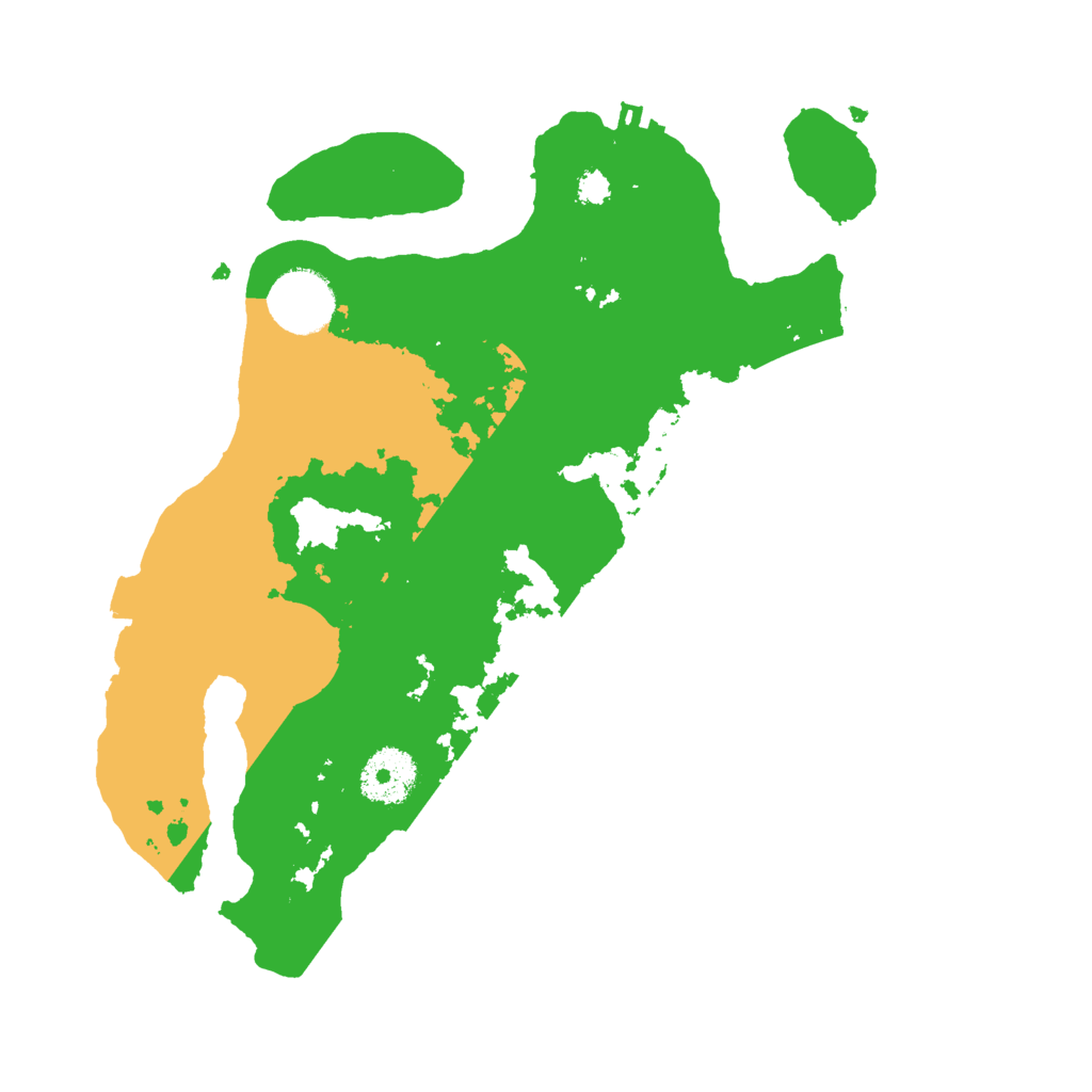 Biome Rust Map: Procedural Map, Size: 3000, Seed: 1233986065