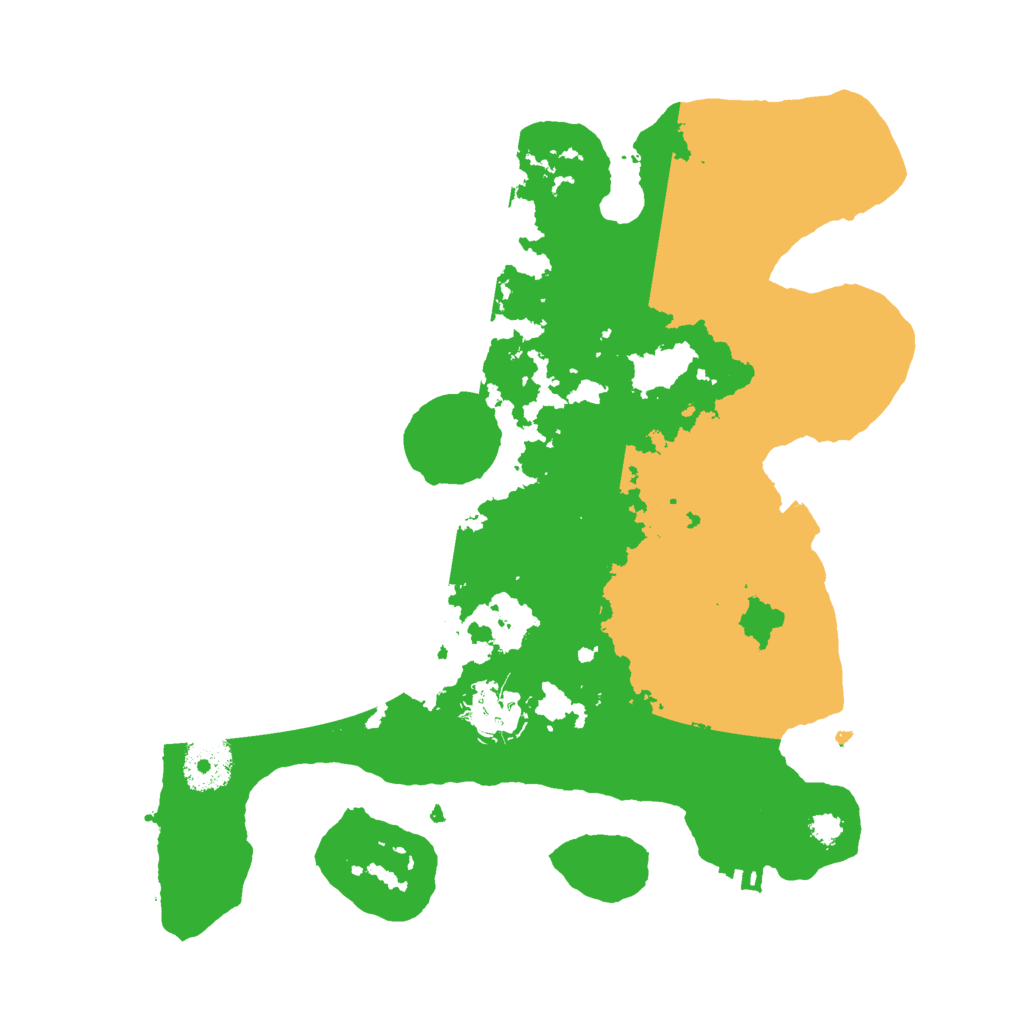 Biome Rust Map: Procedural Map, Size: 3000, Seed: 558