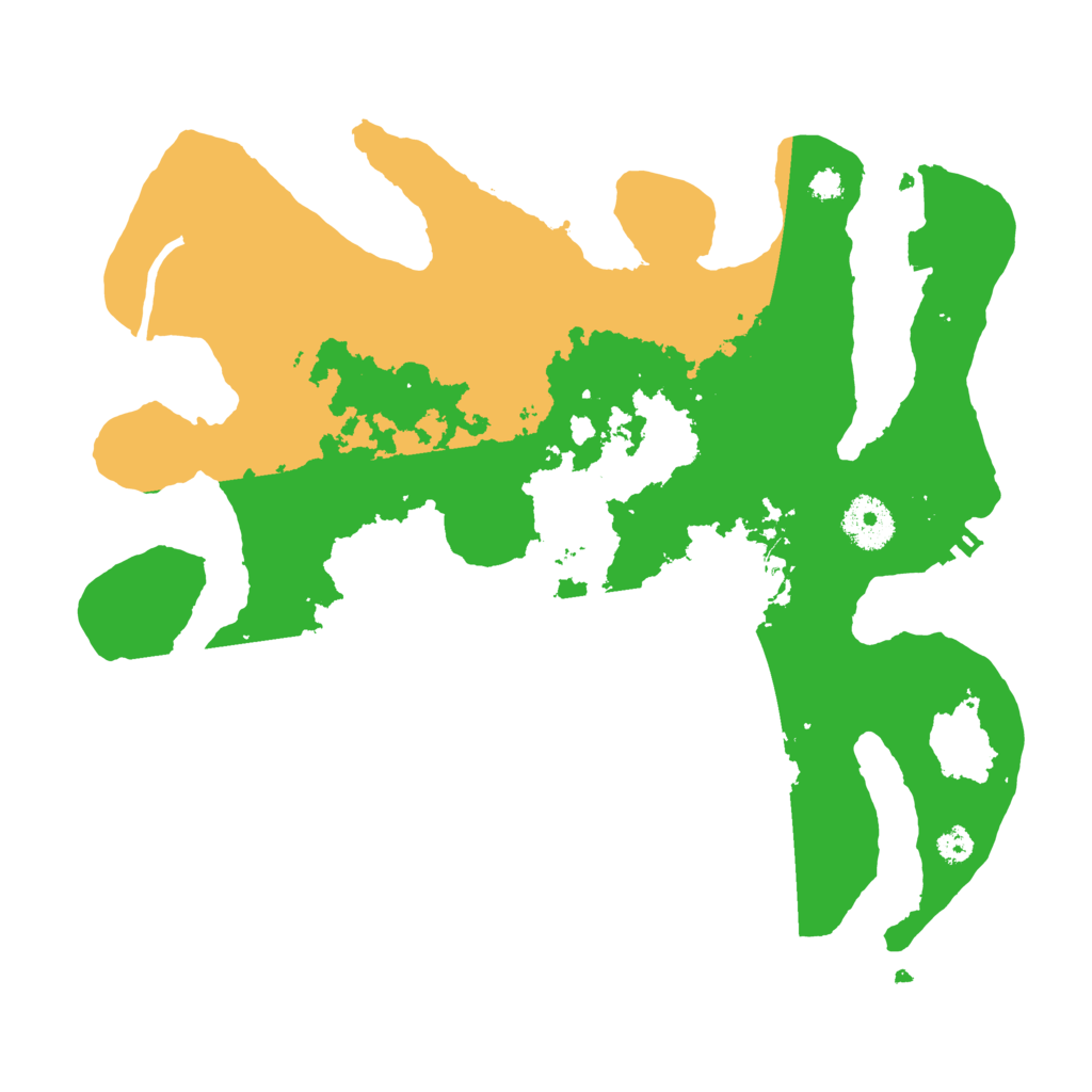 Biome Rust Map: Procedural Map, Size: 3200, Seed: 7250645