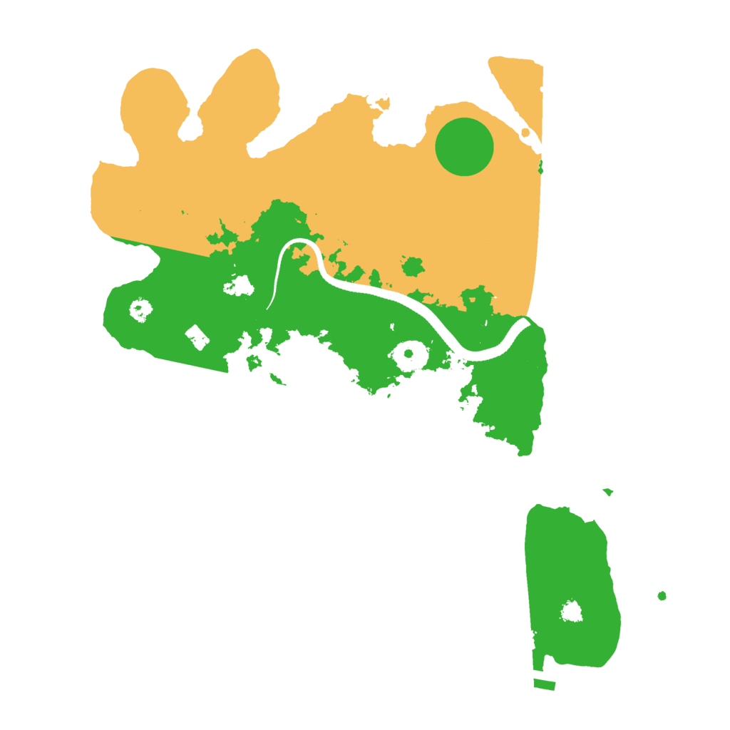 Biome Rust Map: Procedural Map, Size: 3300, Seed: 181038449