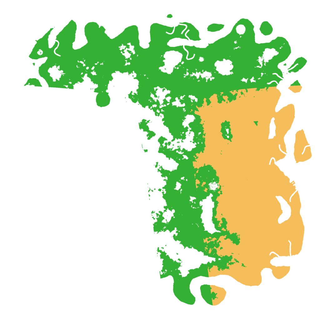 Biome Rust Map: Procedural Map, Size: 6000, Seed: 739662096
