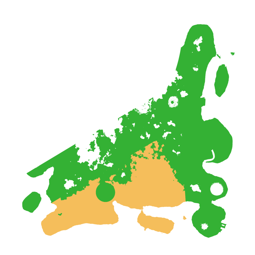 Biome Rust Map: Procedural Map, Size: 3500, Seed: 67916948