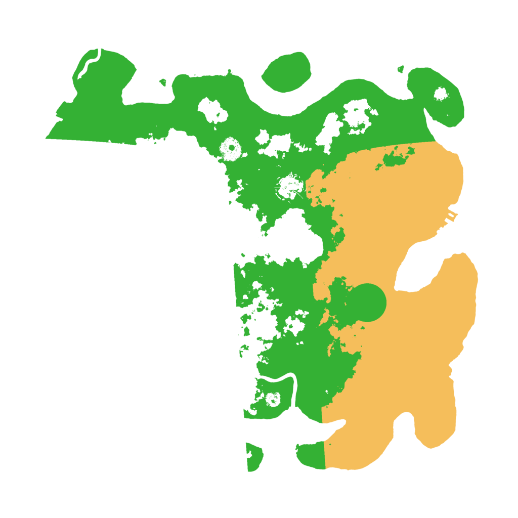 Biome Rust Map: Procedural Map, Size: 3550, Seed: 43053194