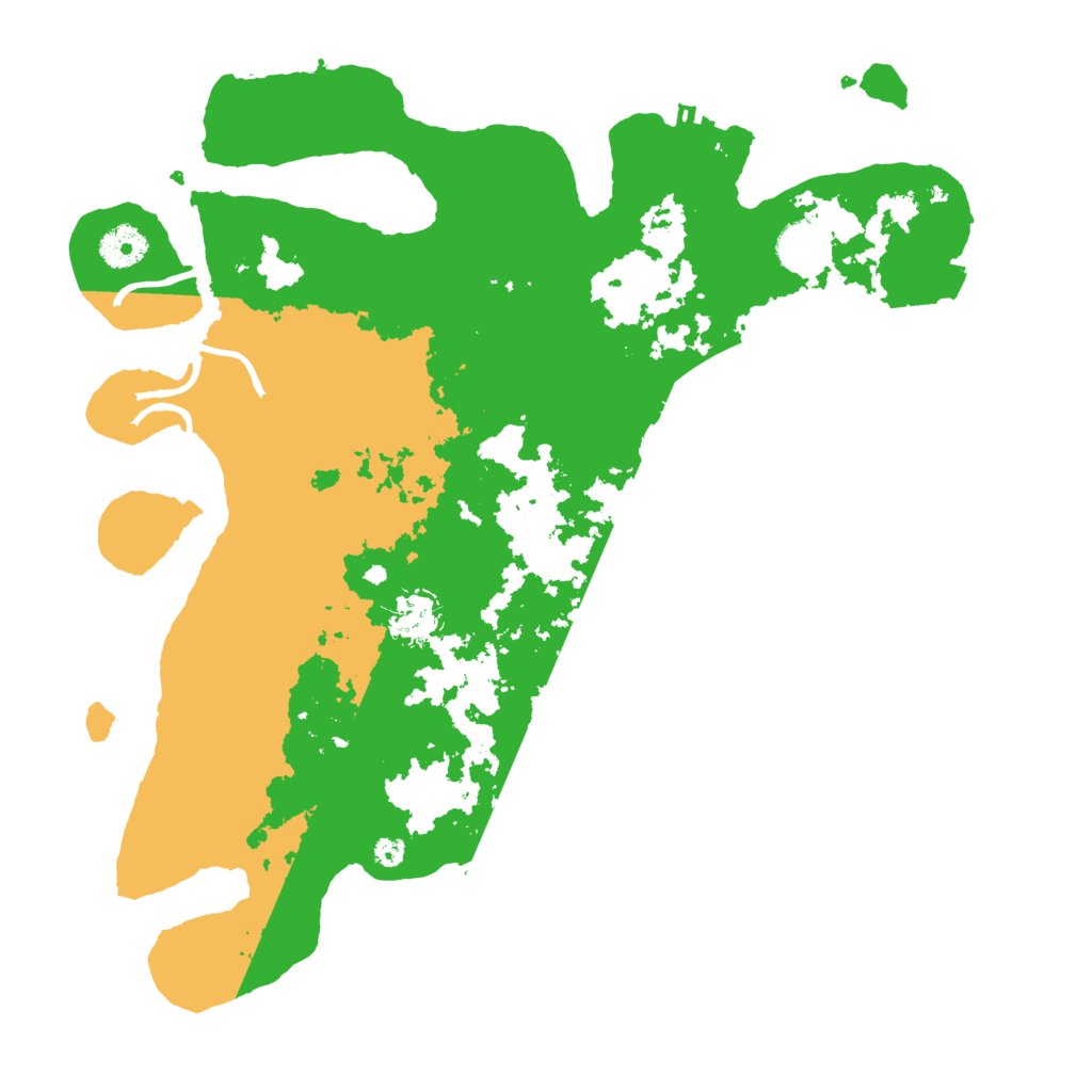 Biome Rust Map: Procedural Map, Size: 3700, Seed: 90587969