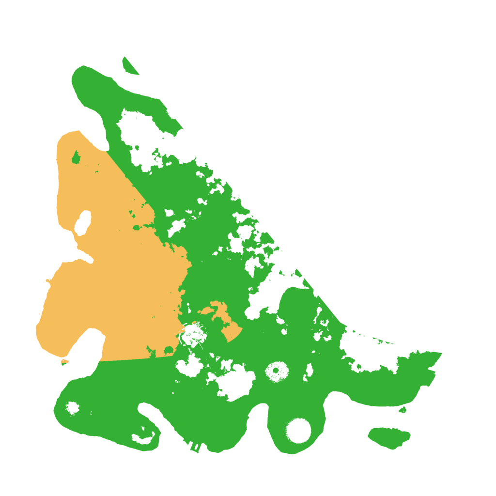 Biome Rust Map: Procedural Map, Size: 3500, Seed: 4522