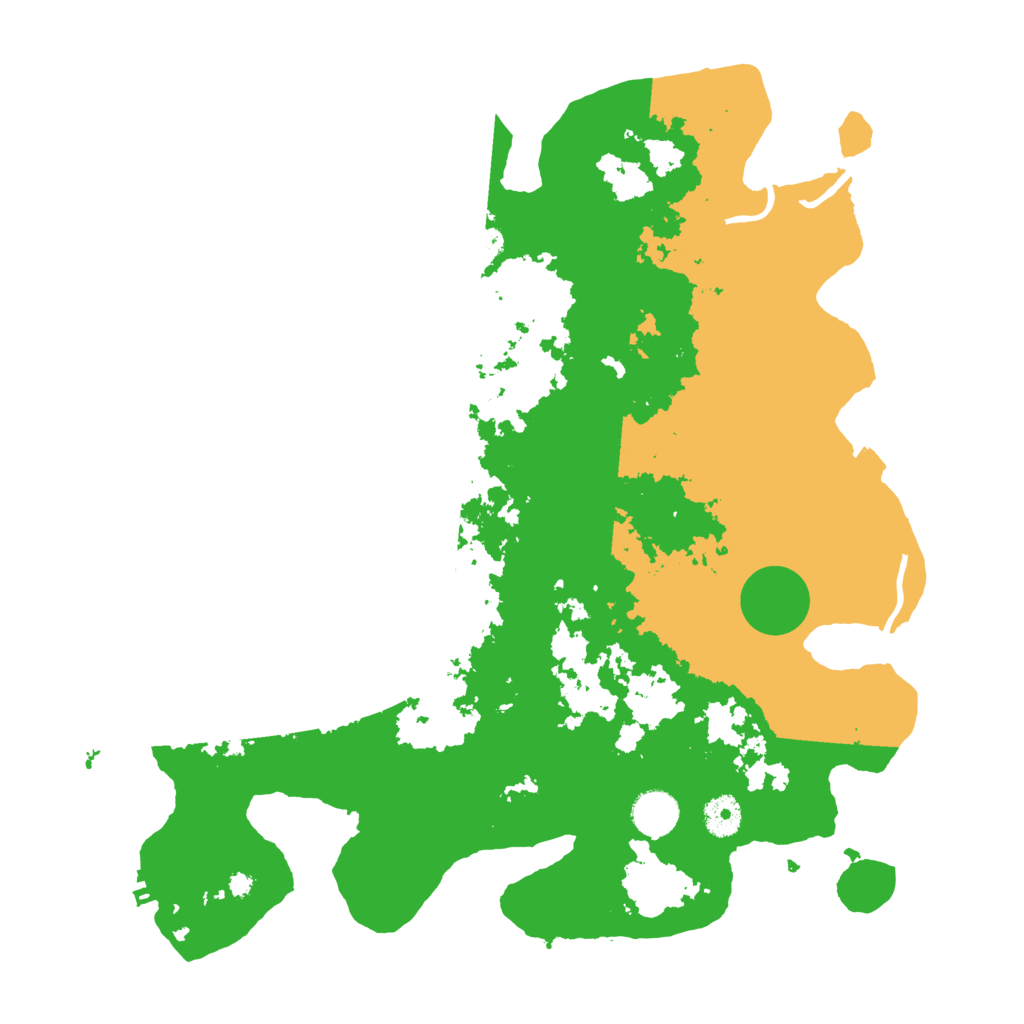 Biome Rust Map: Procedural Map, Size: 3900, Seed: 84589577