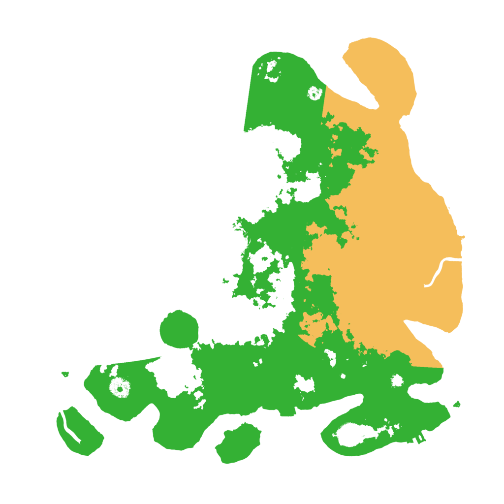 Biome Rust Map: Procedural Map, Size: 3700, Seed: 17958292