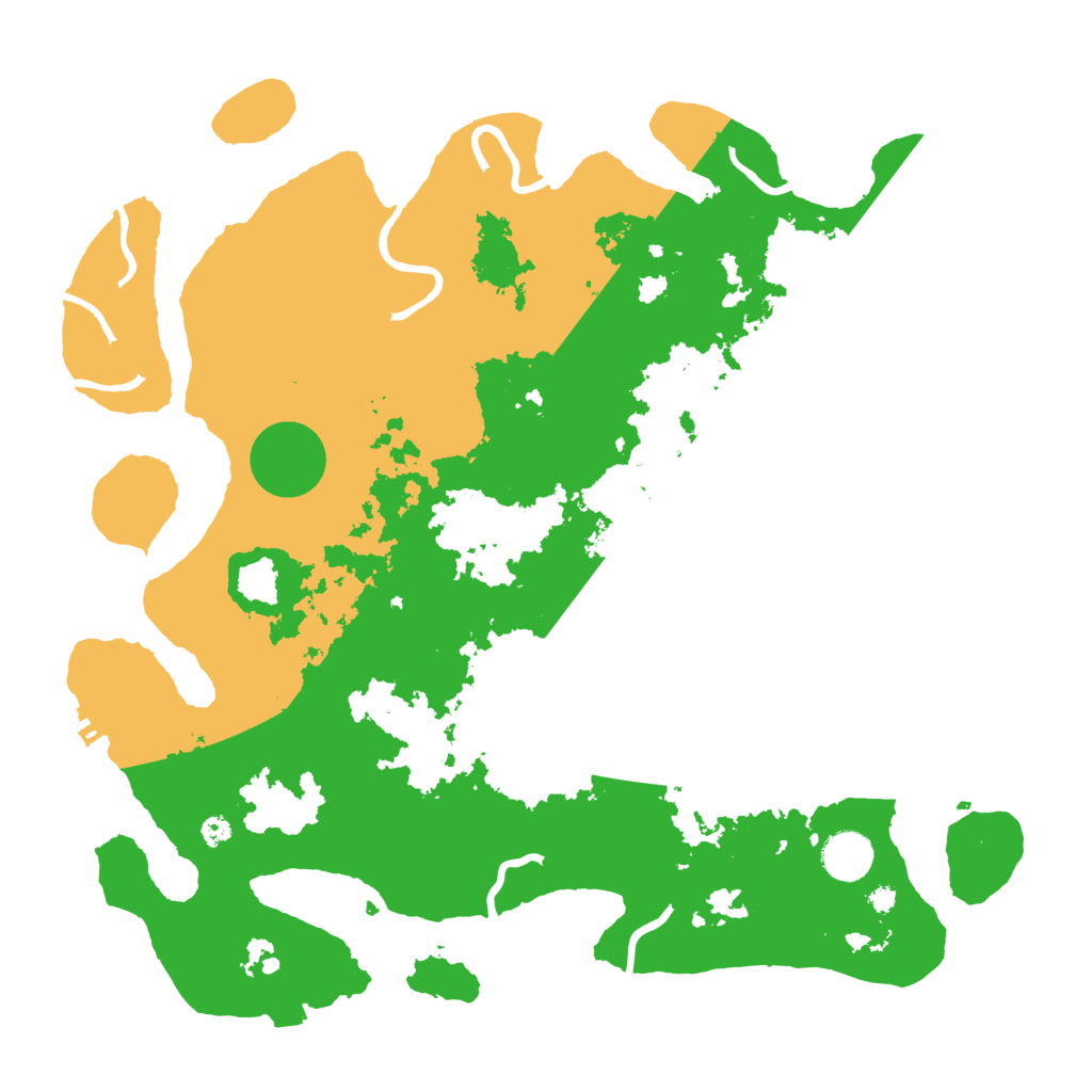 Biome Rust Map: Procedural Map, Size: 3800, Seed: 40426696