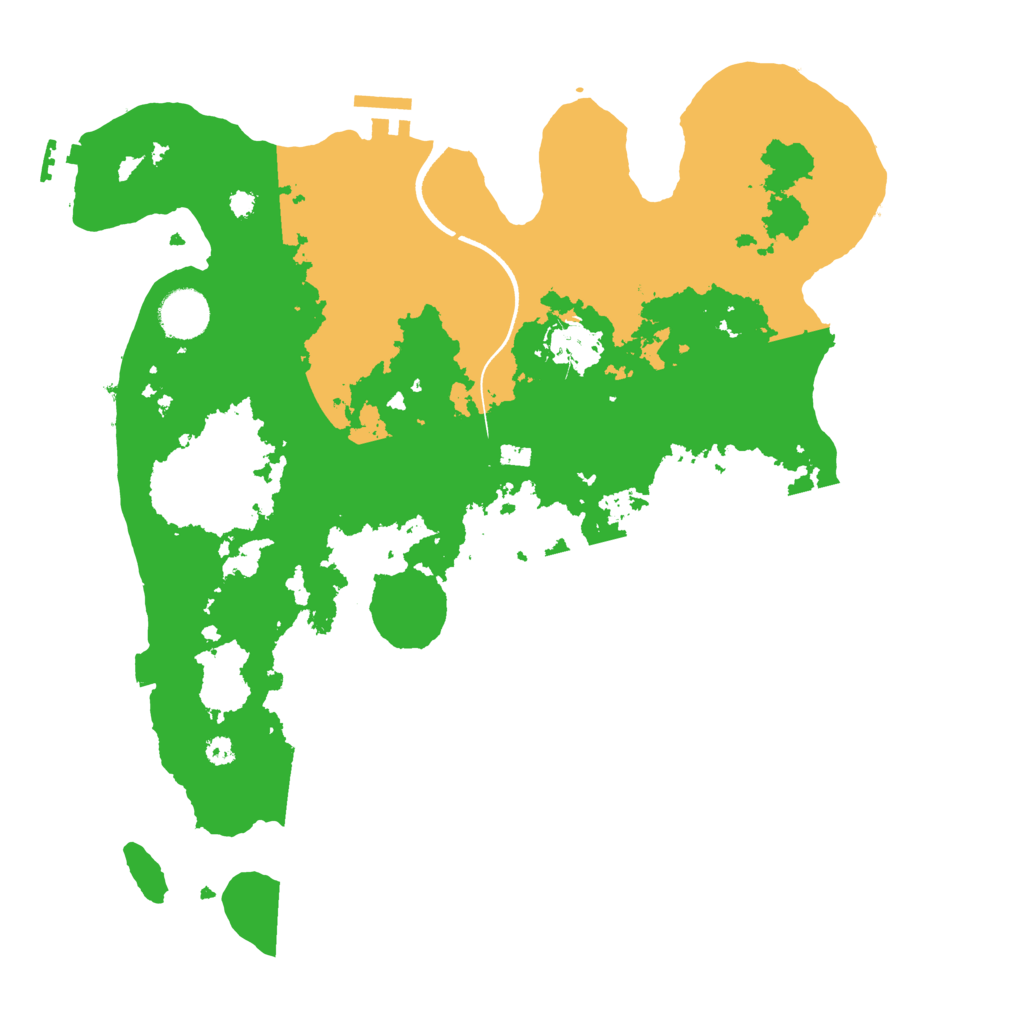 Biome Rust Map: Procedural Map, Size: 3600, Seed: 75692932