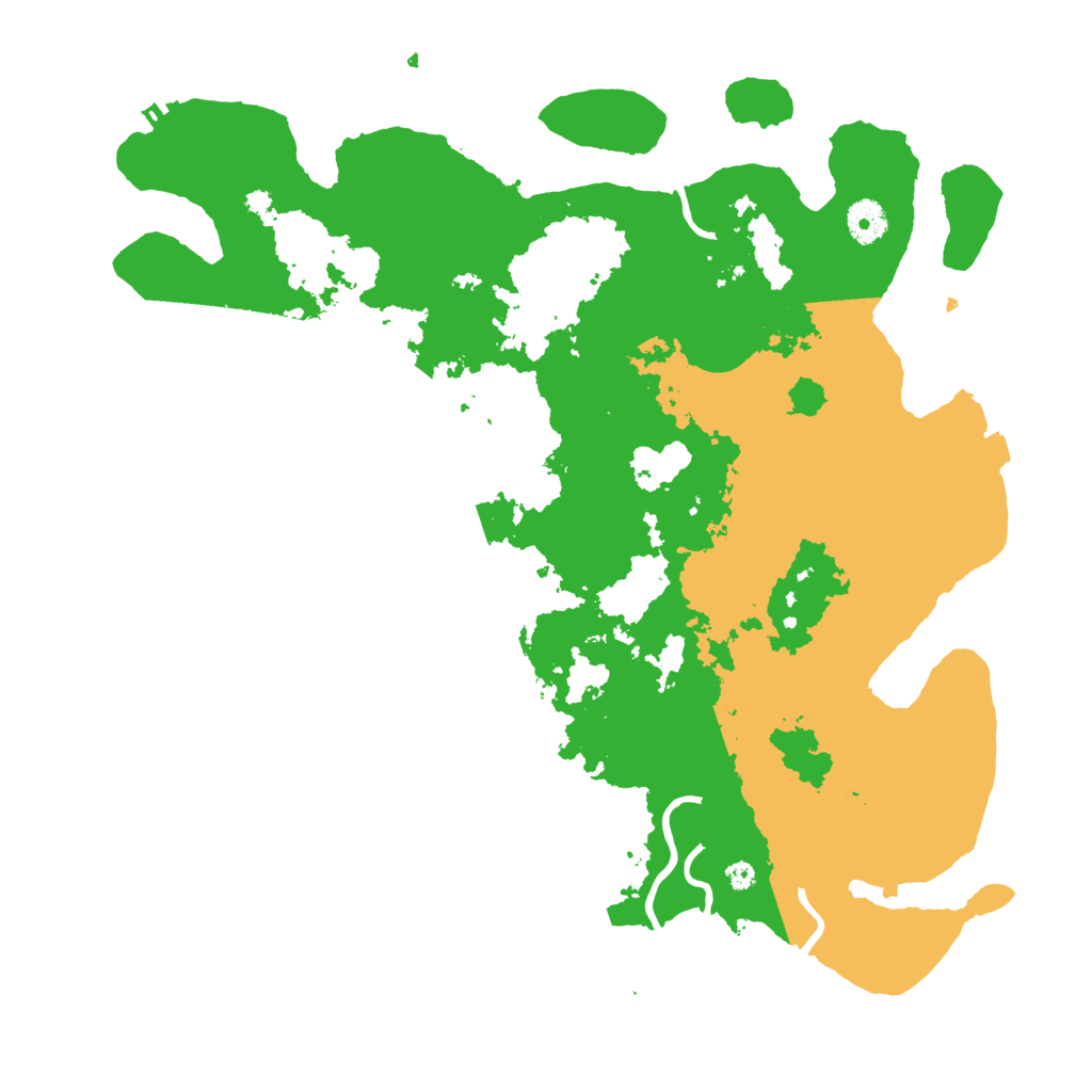 Biome Rust Map: Procedural Map, Size: 3950, Seed: 66497560