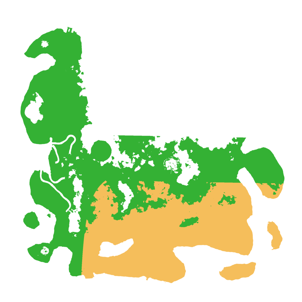 Biome Rust Map: Procedural Map, Size: 3900, Seed: 23279965