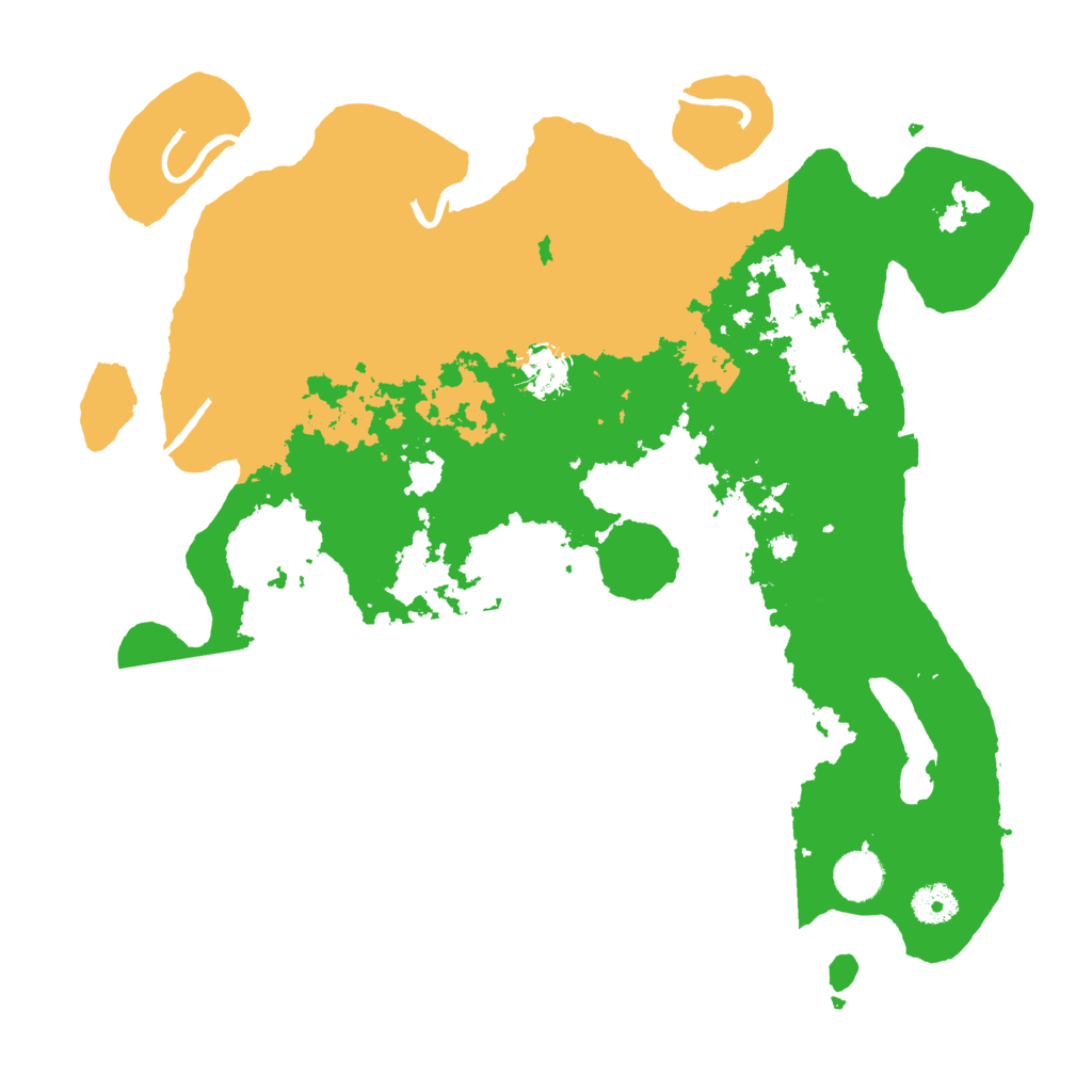Biome Rust Map: Procedural Map, Size: 3850, Seed: 86782959
