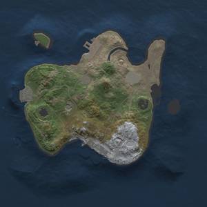 Thumbnail Rust Map: Procedural Map, Size: 2000, Seed: 11186, 6 Monuments