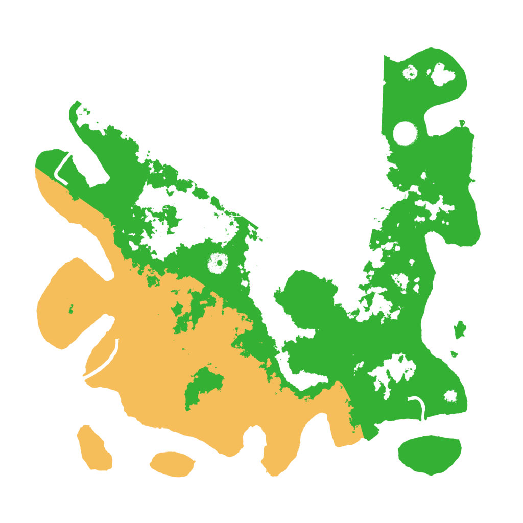 Biome Rust Map: Procedural Map, Size: 3800, Seed: 17270933