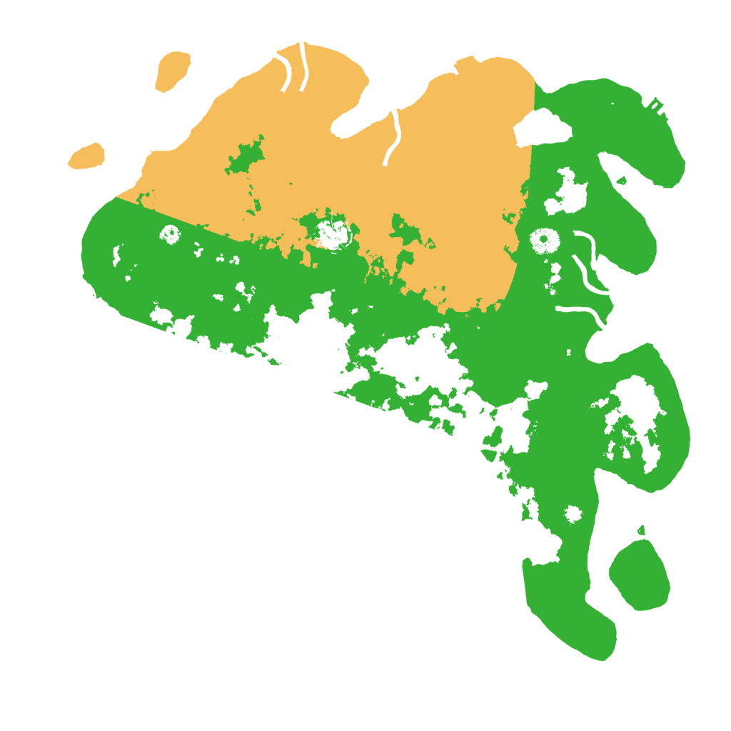 Biome Rust Map: Procedural Map, Size: 3900, Seed: 10401937