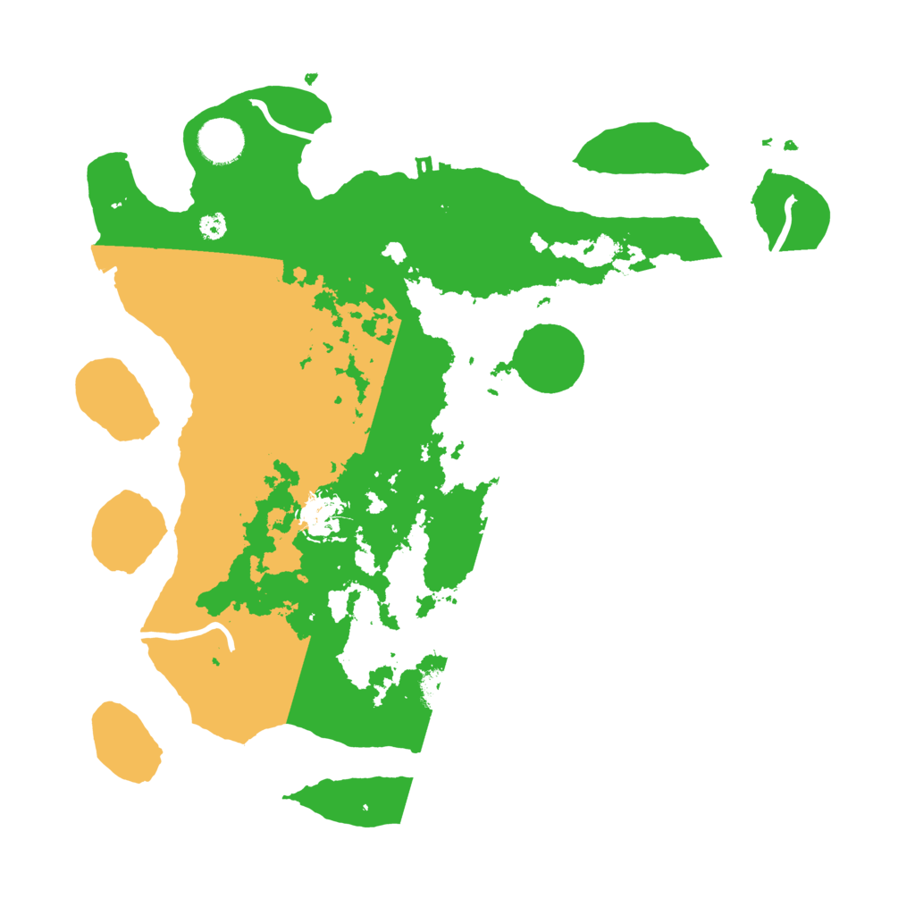 Biome Rust Map: Procedural Map, Size: 3500, Seed: 31812492