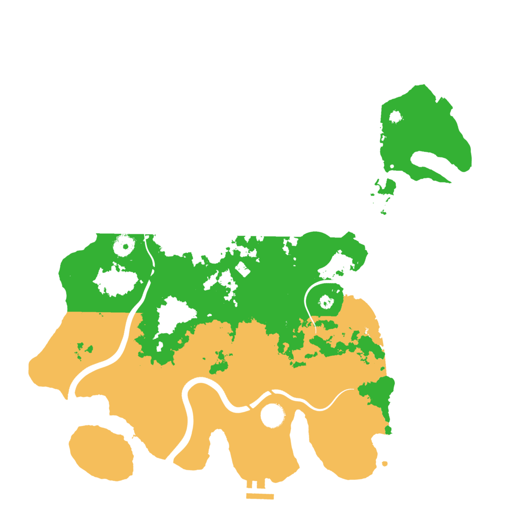 Biome Rust Map: Procedural Map, Size: 3850, Seed: 6605189