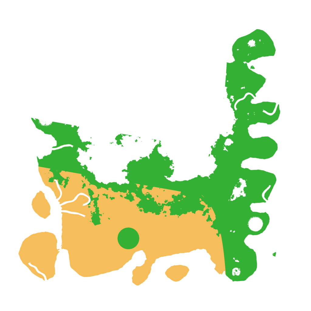 Biome Rust Map: Procedural Map, Size: 3800, Seed: 18026058