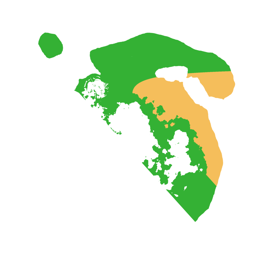 Biome Rust Map: Barren, Size: 2222, Seed: 6666