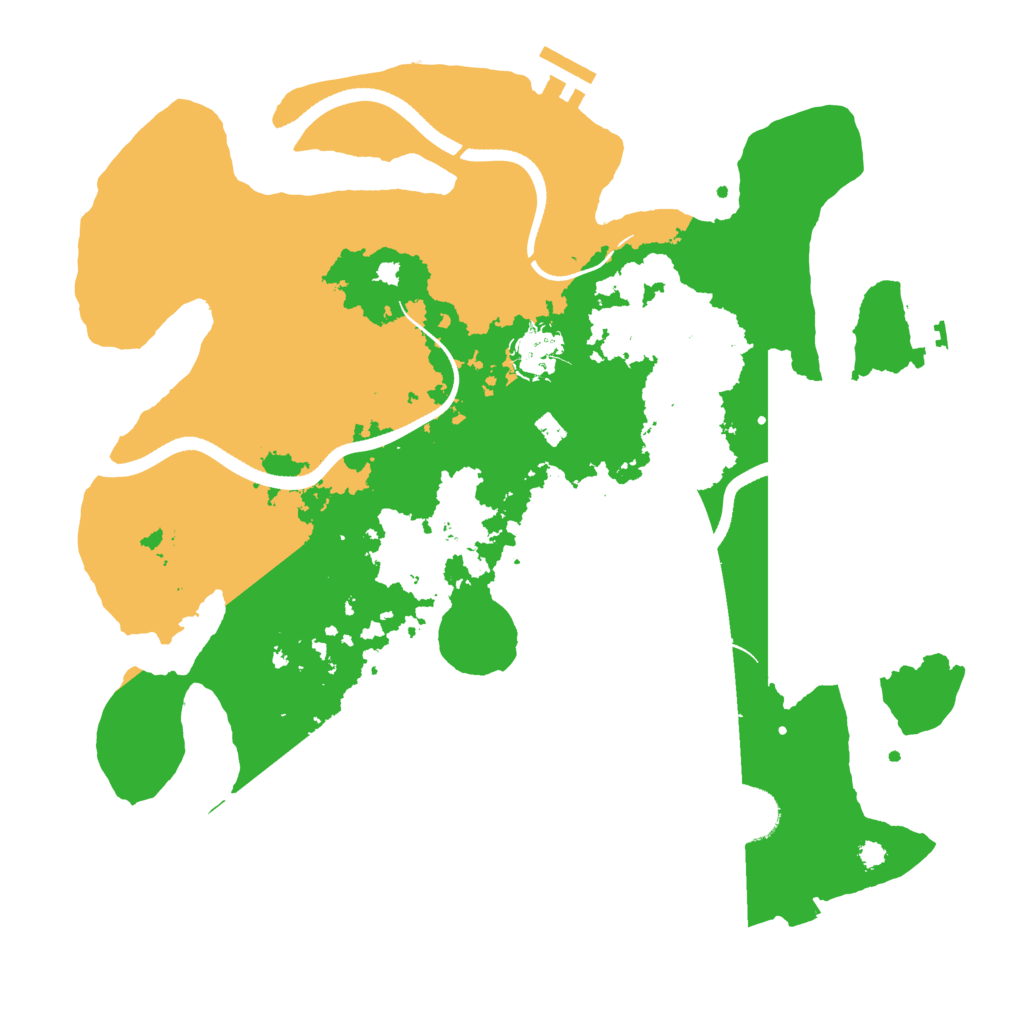 Biome Rust Map: Procedural Map, Size: 3500, Seed: 20231026