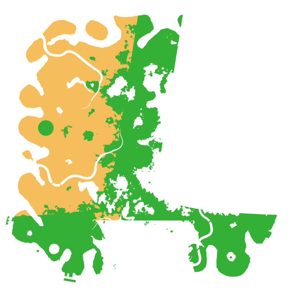 Biome Rust Map: Procedural Map, Size: 5000, Seed: 924654346