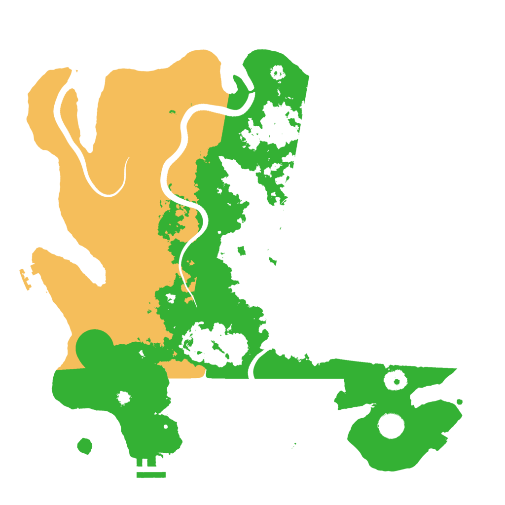 Biome Rust Map: Procedural Map, Size: 3500, Seed: 2046597787
