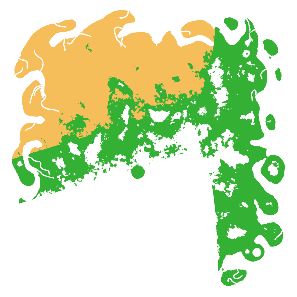 Biome Rust Map: Procedural Map, Size: 6000, Seed: 12747