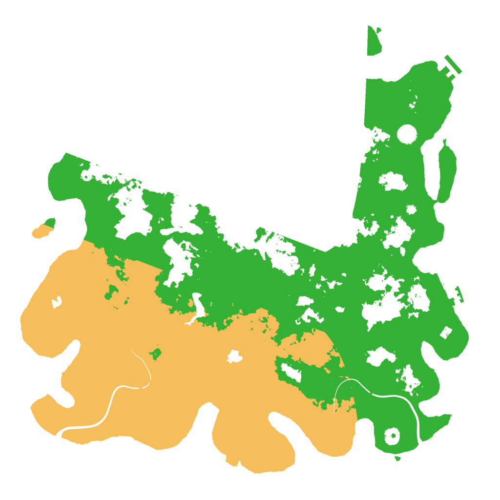 Biome Rust Map: Procedural Map, Size: 4500, Seed: 1633838047