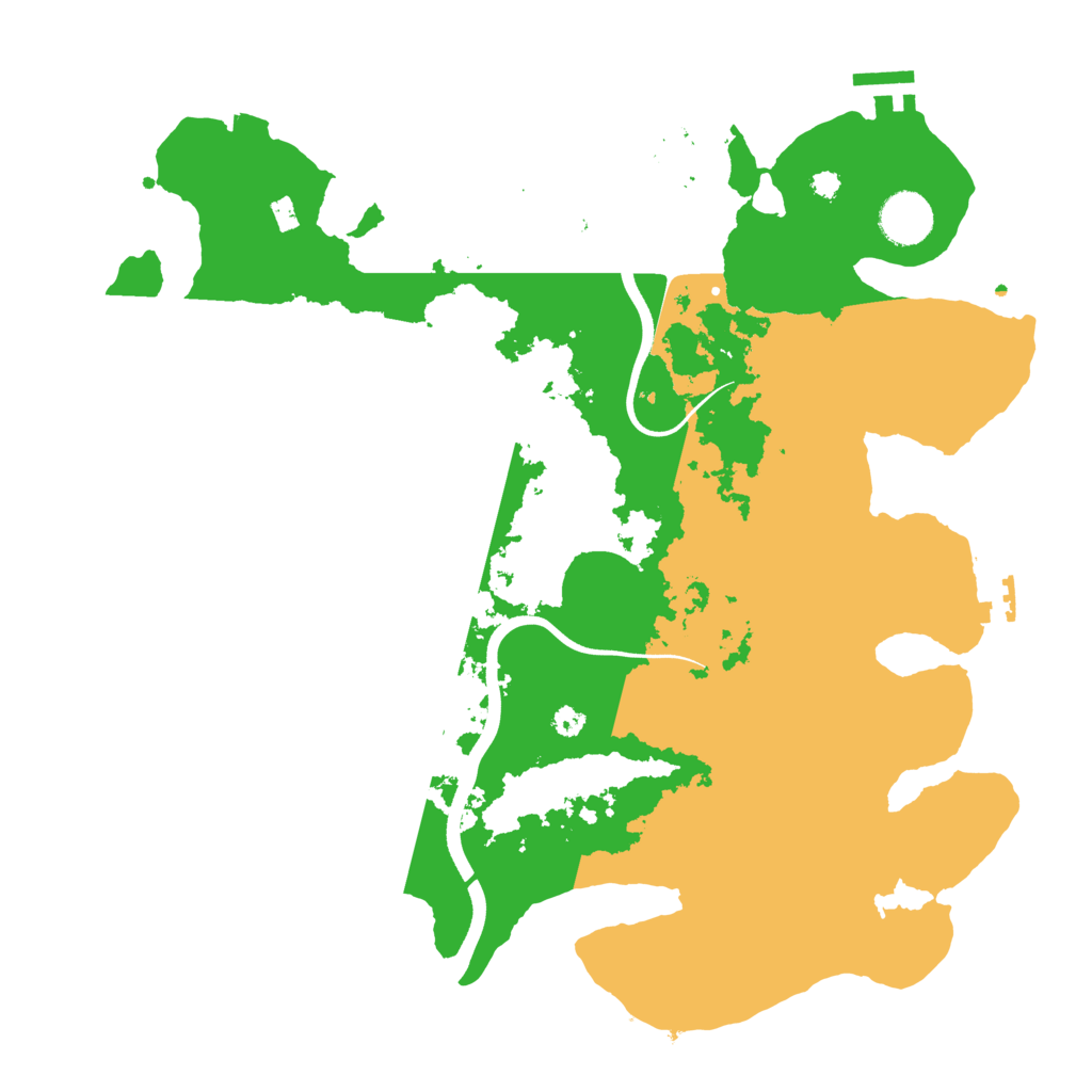 Biome Rust Map: Procedural Map, Size: 3600, Seed: 1378467944