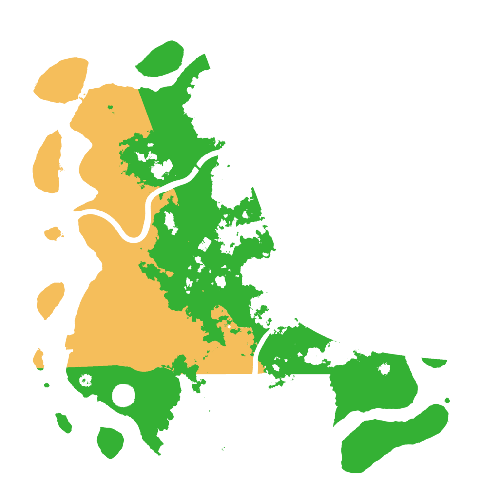 Biome Rust Map: Procedural Map, Size: 3950, Seed: 43536721