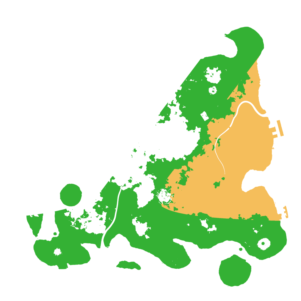 Biome Rust Map: Procedural Map, Size: 3750, Seed: 7548146